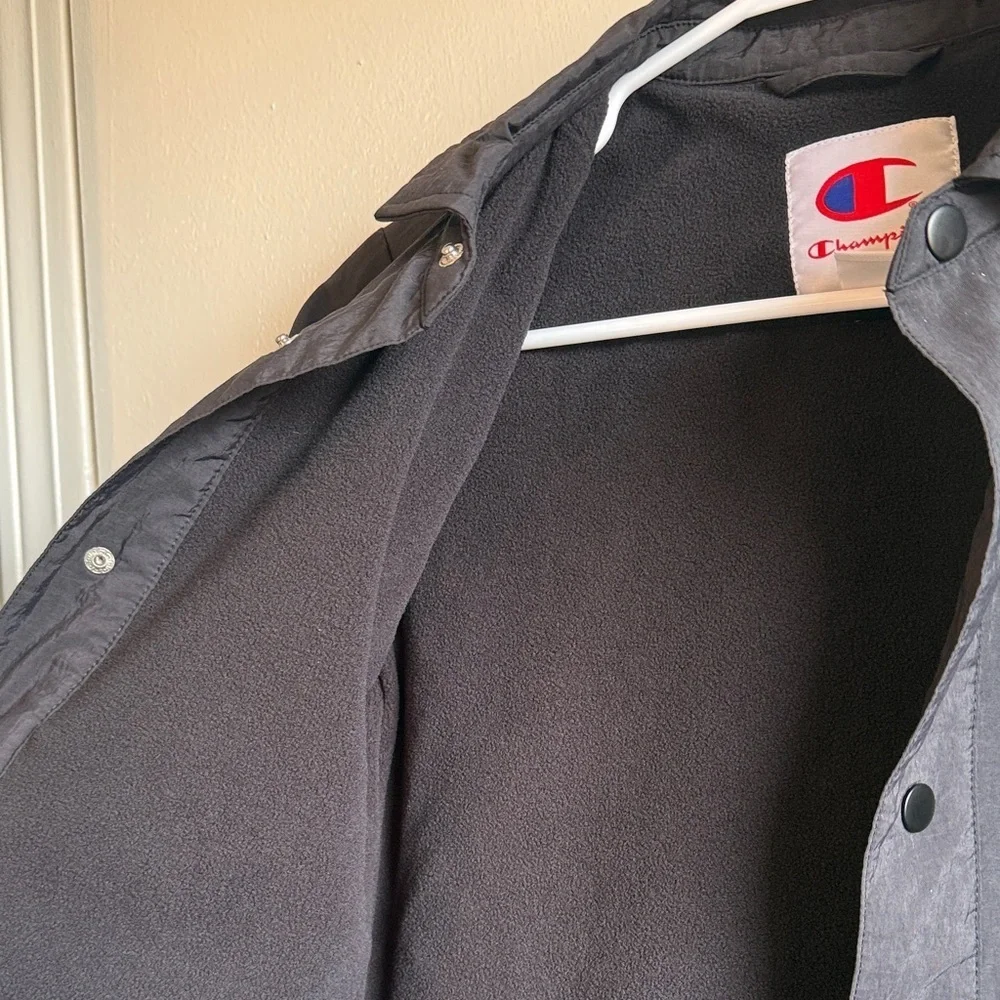 Champion boys Black Lightweight Jacket fleece